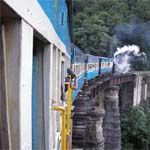Ooty Train on Bridge